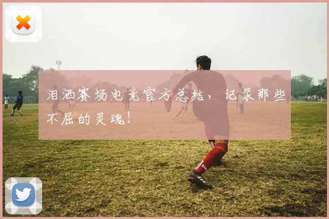 泪洒赛场电竞官方总结，记录那些不屈的灵魂！